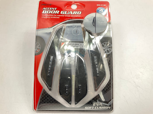 Pilot MD-013E Door Guard Soft Cushion, Prevents Scratches, Black 4 PC