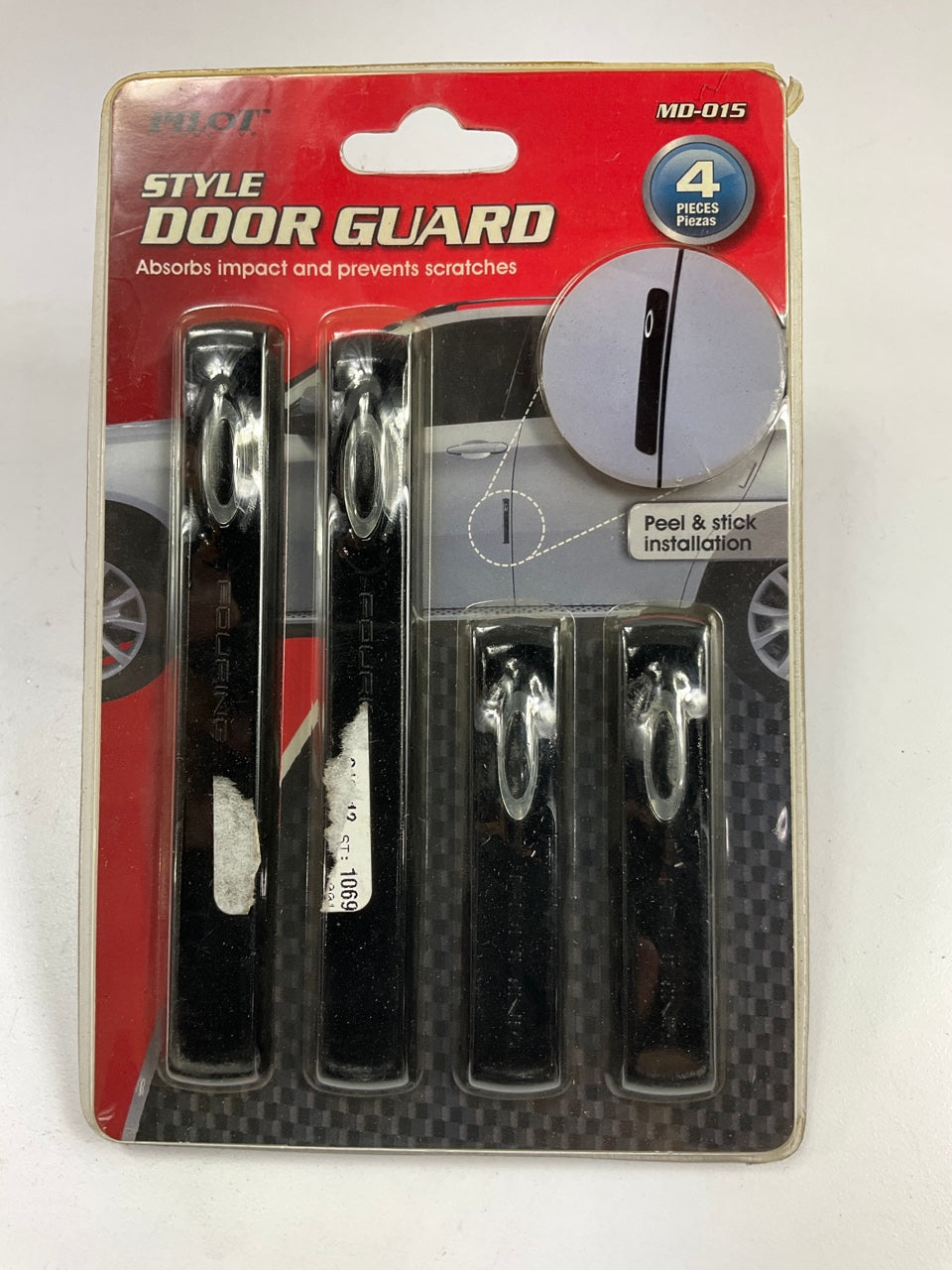 Pilot MD-015 Peel & Stick Door Guard - Pack Of 4