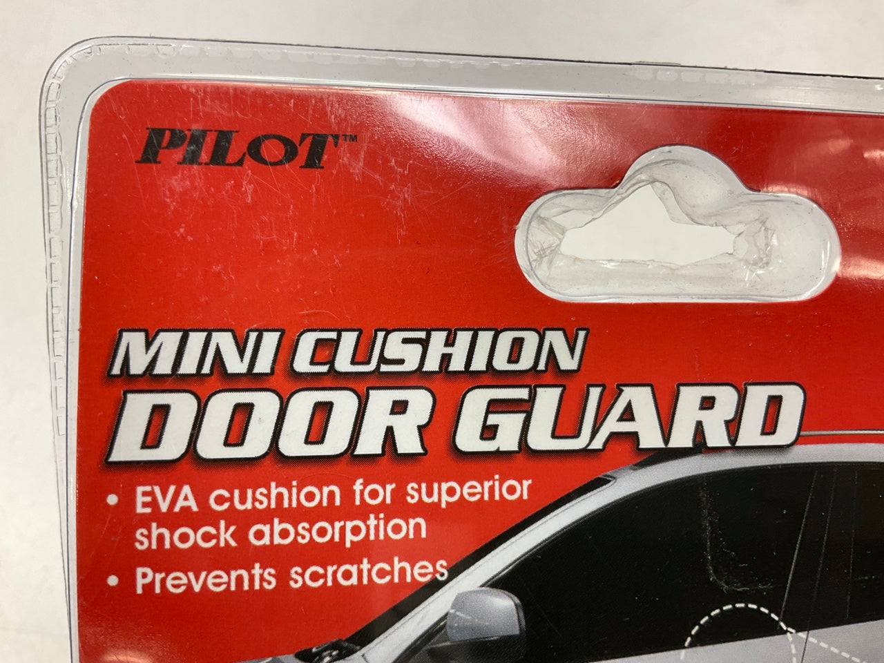 Pilot MD-021E Door Guards, Prevents Scratches, Soft Cushion, Black/Chrome, 8PC
