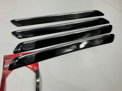 Pilot MD-022E Universal Black Chrome Peel & Stick Bumper Protective