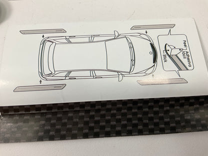 Pilot MD-022E Universal Black Chrome Peel & Stick Bumper Protective