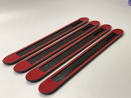 Pilot MD-026E Universal Black / Chrome Hidden Bumper Guards Set, 4PC