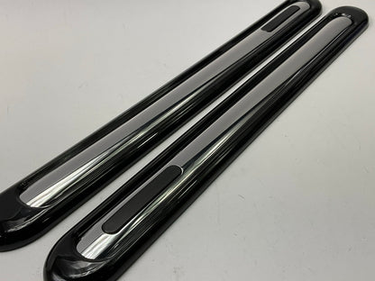 Pilot MD-026E Universal Black / Chrome Hidden Bumper Guards Set, 4PC