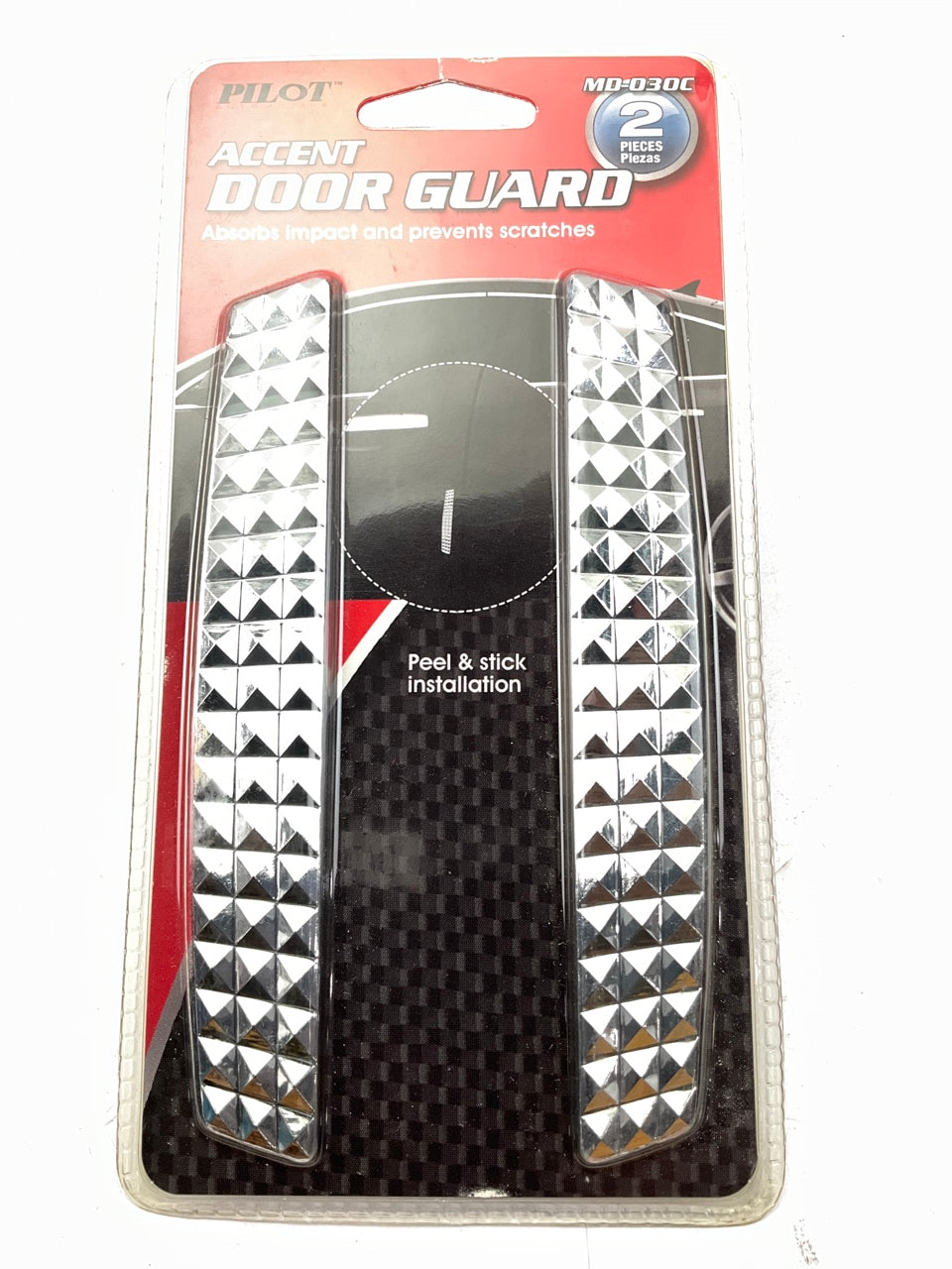 Pilot MD-030C Accent Door Guard, Chrome, 2PC, 7.6'' X 4'' X 0.5''