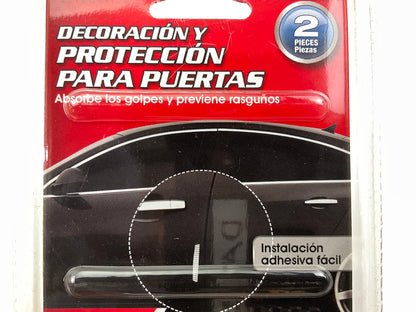 Pilot MD-030C Accent Door Guard, Chrome, 2PC, 7.6'' X 4'' X 0.5''
