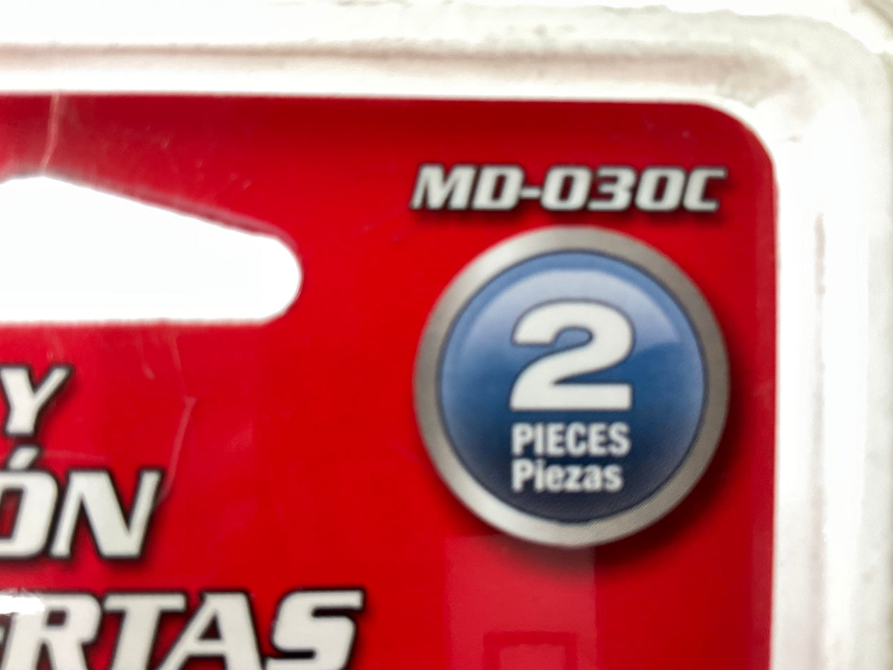 Pilot MD-030C Accent Door Guard, Chrome, 2PC, 7.6'' X 4'' X 0.5''