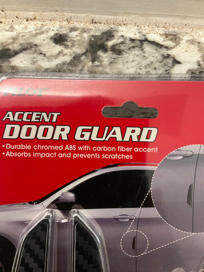 Pilot MD-037CF Universal 4-piece Carbon Fiber Style Door Guard Accent Stickers