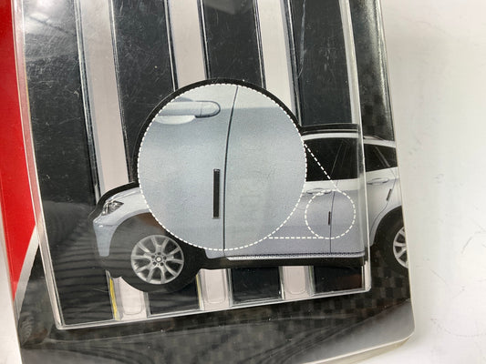 Pilot MD033E Peel & Stick Protective BLACK CHROME Mini Cushion Door Guards