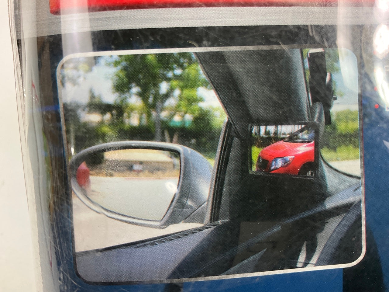 Pilot Automotive MI-142 Adjustable Pillar Mount Blind Spot Mirror, Single