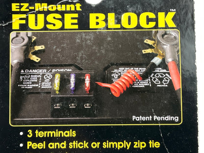 Pilot MS-048 Quick Connect Fuse Block, 10/15/20 AMP, 12V