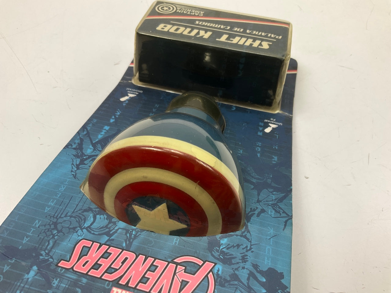 Pilot MVL-0402 Universal Shift Knob Avengers Captain America, W/ Adapters