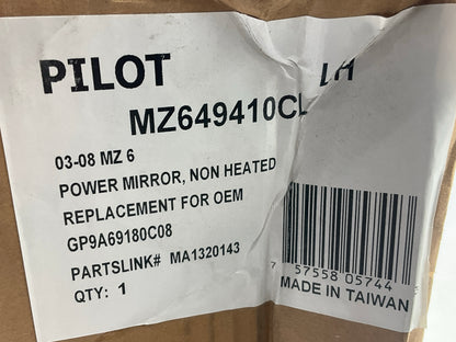 Pilot MZ649410CL Left Power Mirror For 2003-2008 Mazda 6