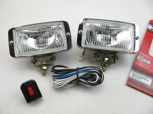 Pilot NV-106 UNIVERSAL 5'' X 3'' Halogen Fog Light Lamp Kit 16V 55W