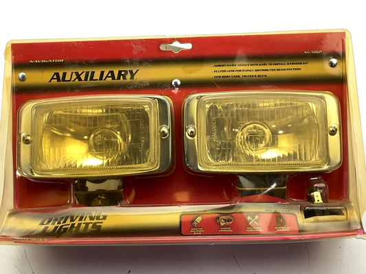 Pilot NV-106P Auxiliary Driving Fog Light Lamp Kit - 5-1/2'' X 3'', 12V H3 55W