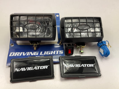 Pilot NV-120 - Navigator 6''x4'' 2x55W Rectangular Flood Beam Driving Lights Kit