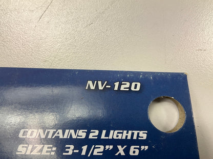 Pilot NV-120 - Navigator 6''x4'' 2x55W Rectangular Flood Beam Driving Lights Kit