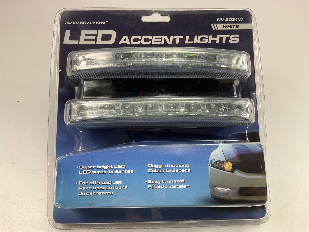 Pilot NV-2031W Ultra Slim Curved Single Row 6'' LED Daytime Running Lamp Lights