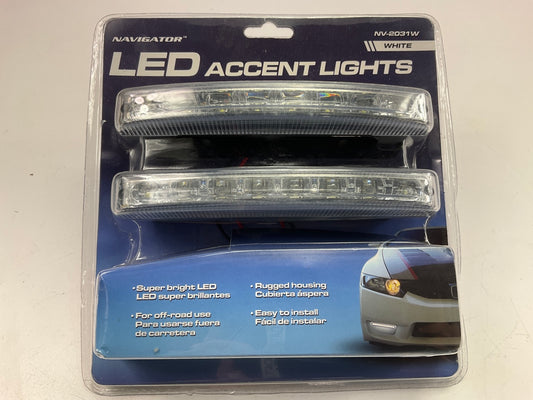 Pilot NV-2031W Ultra Slim Curved Single Row 6'' LED Daytime Running Lamp Lights