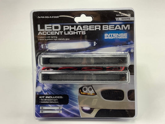 PILOT NV-2036W 6'' LED Beam Accent Lights, Slim, Pair, Bright White DRL