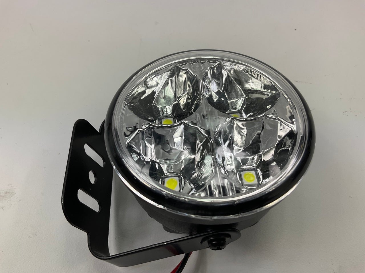 Pilot NV-2037W 3'' Round 4 LED  Accent Lights, White, W/ Wiring Harness & Switch