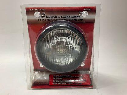 Pilot NV-330 4'' Round Utility Fog / Driving Light Lamp W/ Rubber Housing