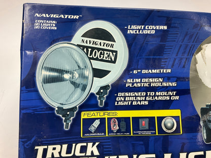 OPEN / DAMAGED BOX - Pilot NV331 Utility Driving Light Lamp Kit, White Beam, 55W