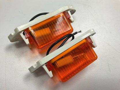 (10) Pack - Pilot NV5001A Amber Side Marker Clearance Light Lamps - 3-1/8'' X 1''