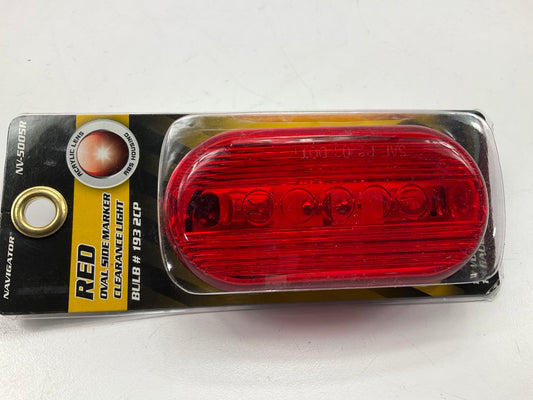 Pilot NV-5005R 4'' Red Oval Surface Mount Clearance Side Marker Light