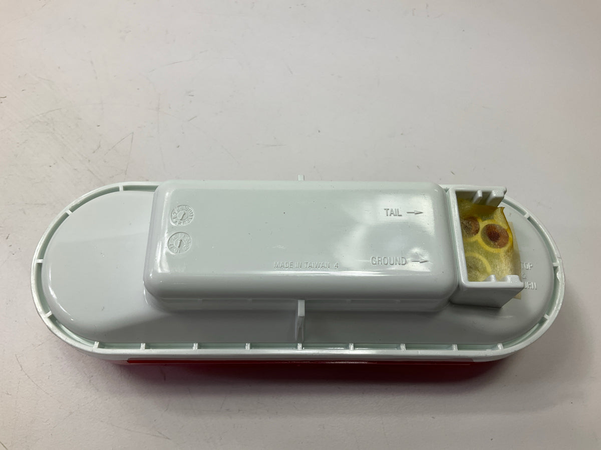 (10) Pack - Pilot NV-5011R Red Oval Stop, Turn, And Tail Light Lamp, 12V