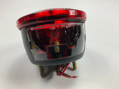 (2) Pilot NV-5013R 4'' Round Red Stop Turn Tail Light Combination Lamp Lights