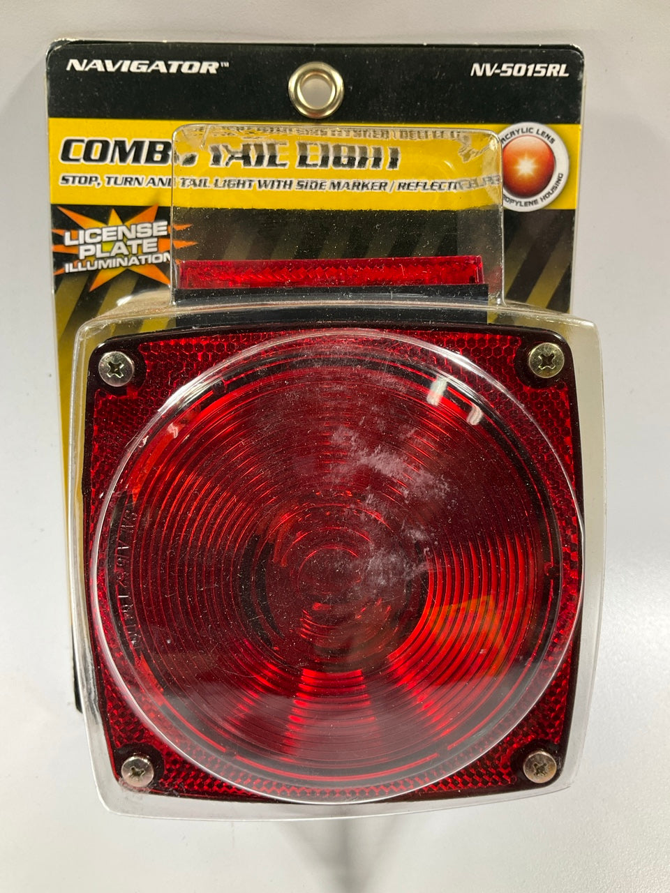 Pilot NV-5015RL Universal Red Rectangular Surface Mount Combination Light 12V