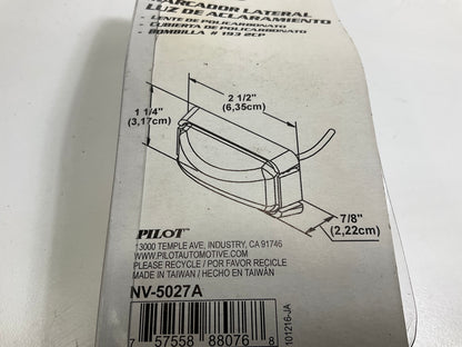 (10) Pilot NV-5027A Amber Surface Mount Clearance Side Marker Light Lamp, 2.5''