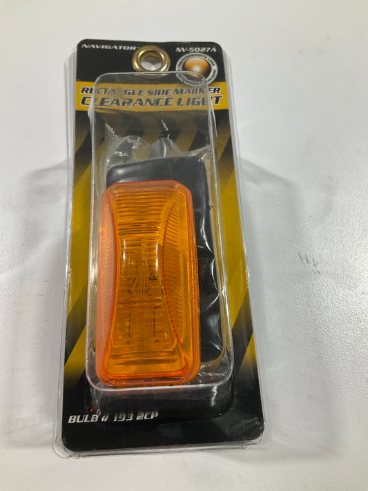 Pilot NV-5027A Rectangular Surface Mount Clearance Side Marker Light, Amber