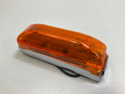 (10) Pilot NV-5055A Amber Rectangular Sealed Clearance Marker LED Light Lamp, 4''