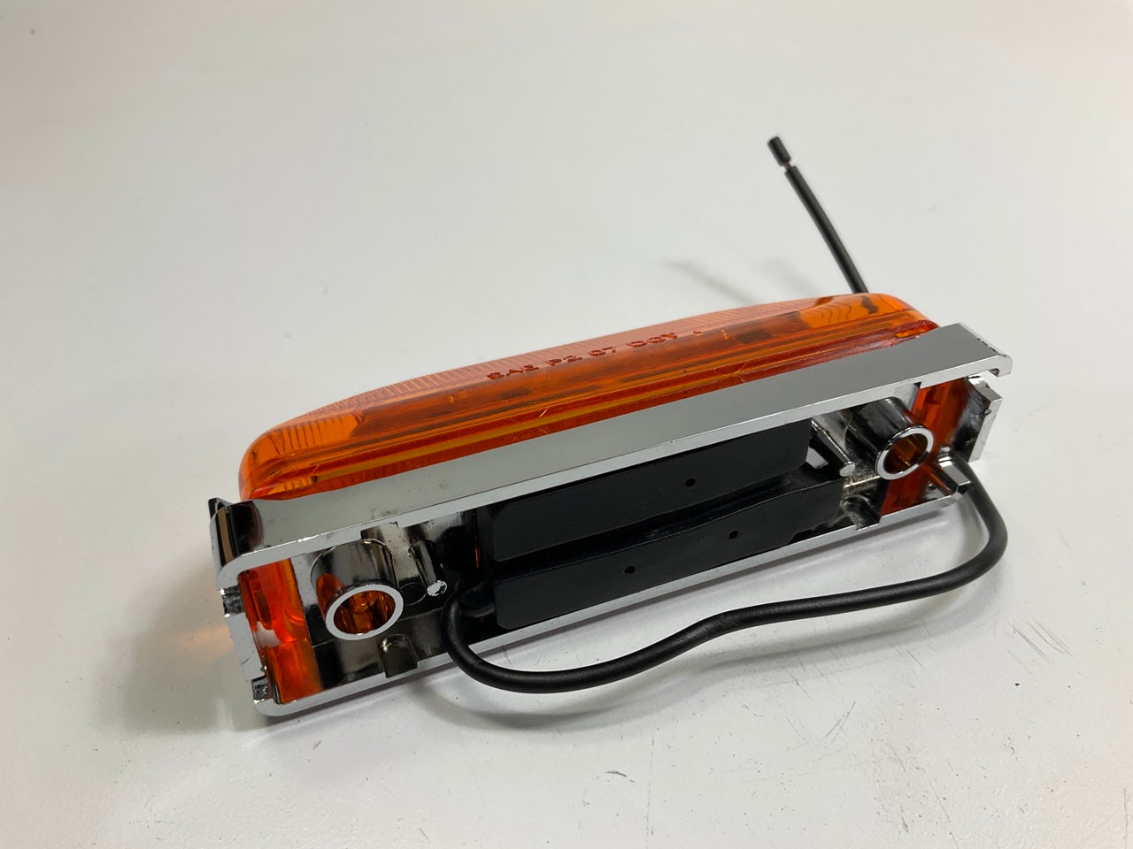 (10) Pilot NV-5055A Amber Rectangular Sealed Clearance Marker LED Light Lamp, 4''