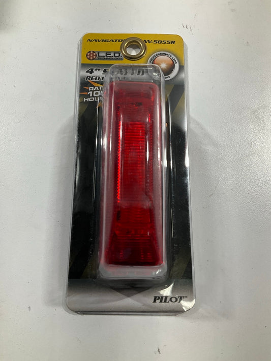 Pilot NV-5055R Rectangular Red LED Side Marker Light - 4'' X 1-1/4''