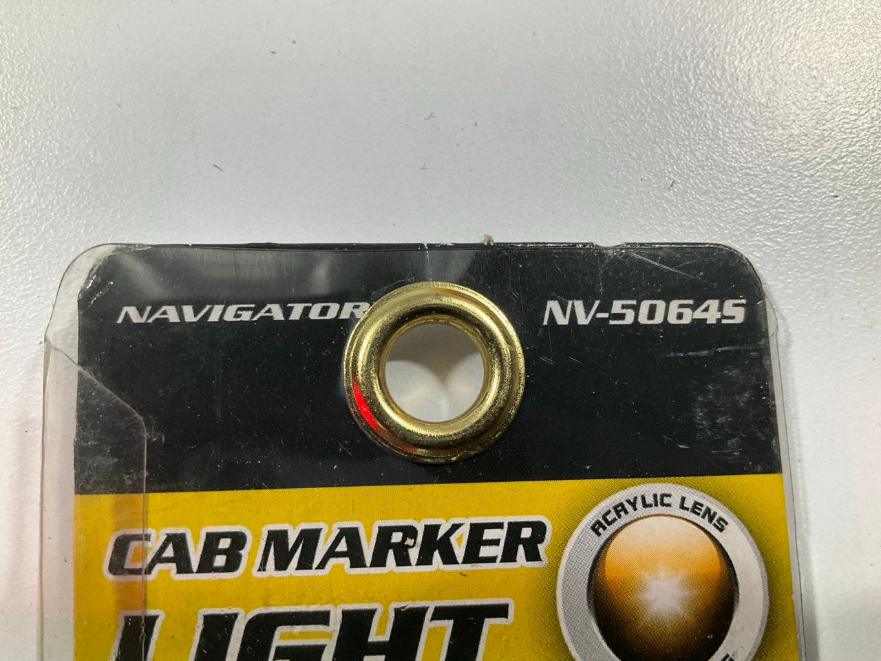 Pilot NV5064S Cab Marker Clearance Light, Amber, 5-1/2'' X 2-5/16'' X 1-5/8'', 12V