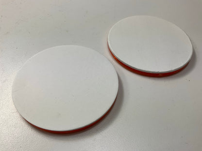 (10) Pilot Automotive NV5067A 3'' Stick-on Round Trailer Reflector Lights - Amber