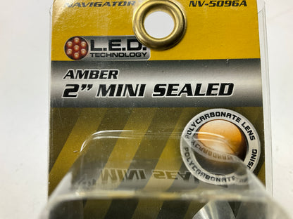 (10) Pilot NV-5096A Mini 4''x1'' Rectangular Amber LED Side Marker Light Lamp