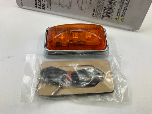 Pilot NV-5096A Mini 4''x1'' Rectangular Amber LED Side Marker Light Lamp