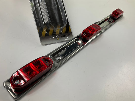 Pilot NV-5102R 15.75'' Sealed Red LED Identification Light Bar