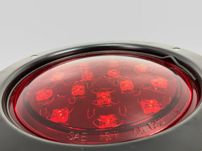 SCUFFED Pilot NV5106R LED 5-3/8'' Flush Mount Stop / Turn / Tail Light Lamp - RED