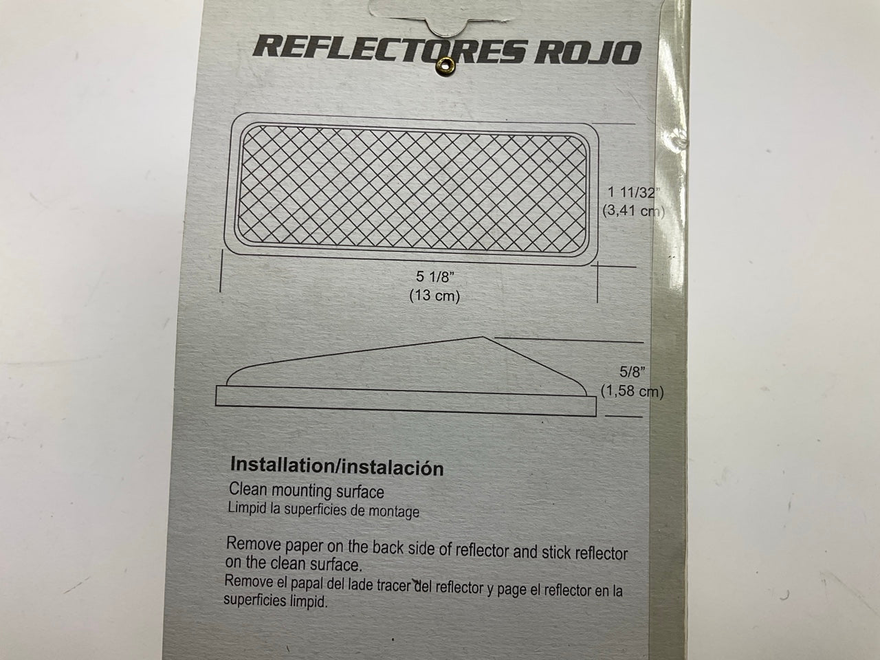 Pilot NV-5159R Self Adhesive Utility Trailer Reflector Strips, 5-1/8'' X 1-11/32''