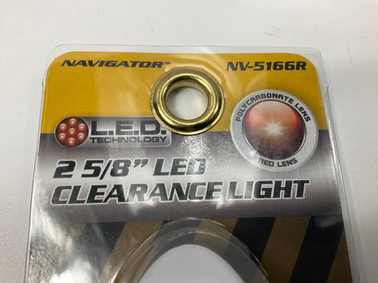 (2) Pilot NV-5166R - Surface Mount LED Side Marker Light, 2.625'' Red Oval