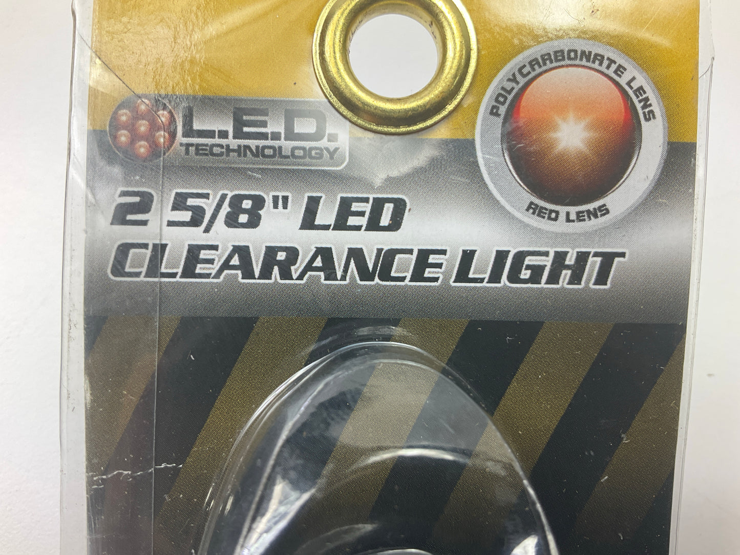 (5) Pilot NV-5166R Red Surface Mount LED Clearance Marker Light, 2.625'' Oval