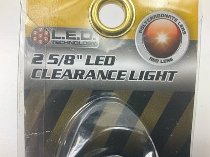 (5) Pilot NV-5166R Red Surface Mount LED Clearance Marker Light, 2.625'' Oval