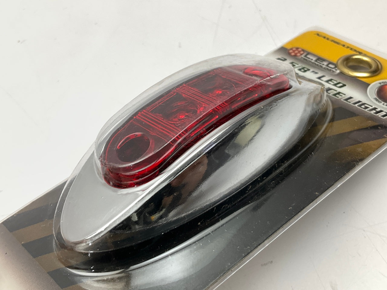 Pilot NV-5166R Red Surface Mount LED Clearance Marker Light, 2.625'' Oval