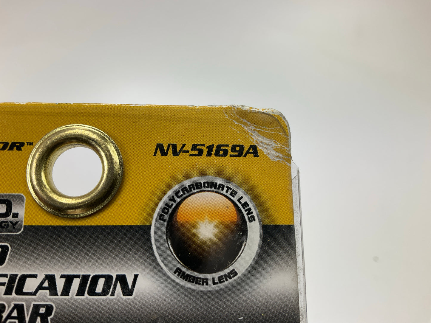 Set Of 2 - Pilot NV5169A 17'' Sealed Amber LED Identification Light Bars, 12 Volt