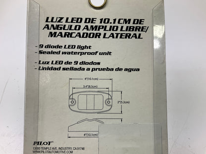 (10) Pilot NV-5170AC 4'' Amber Surface Mount LED Clearance Side Marker Lamp Light