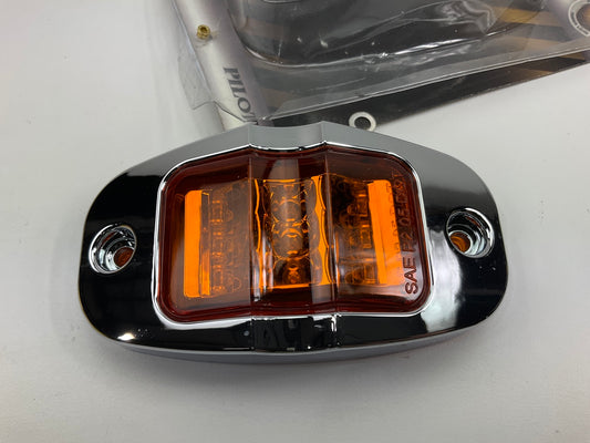 Pilot NV-5170AC 4'' Amber Surface Mount LED Clearance Side Marker Lamp Light